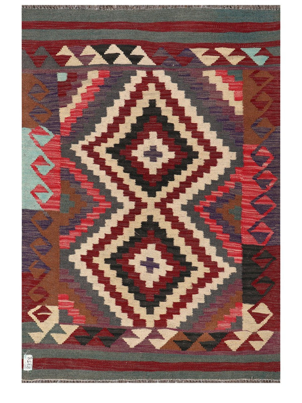 Maimana Afghanistan Kilim Rug - 146 x104 cm