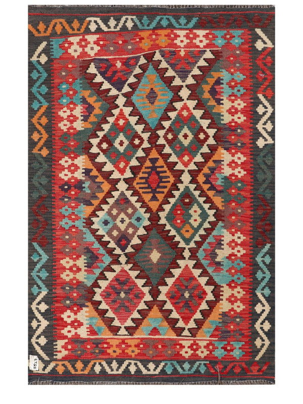 Maimana Afghanistan Kilim Rug - 165 x106 cm