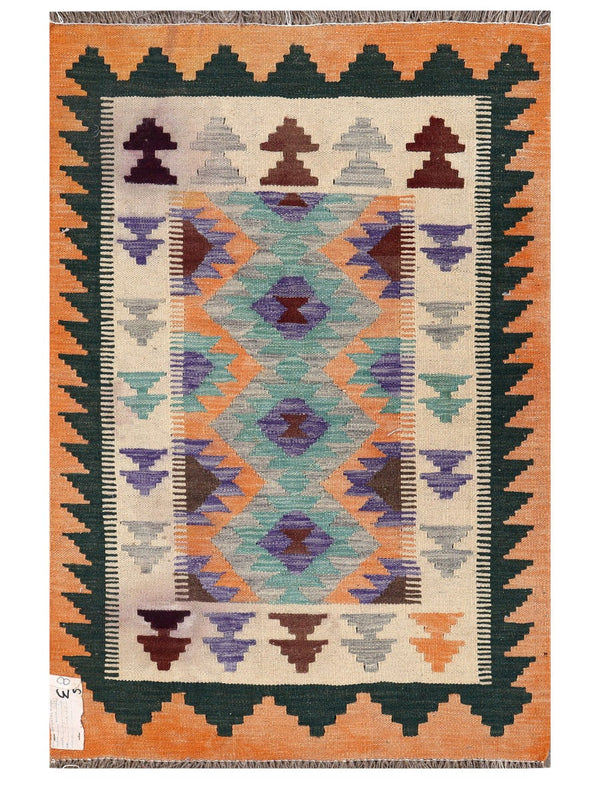 Maimana Afghanistan Kilim Rug - 121 x 80 cm