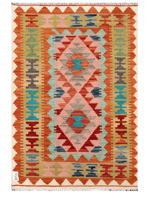 Maimana Afghanistan Kilim Rug - 119 x 80 cm