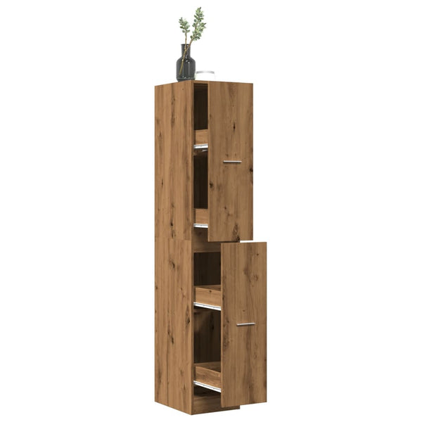 Apothecary Cabinet Artisian Oak 30x41x174.5 cm Engineered Wood