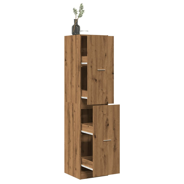 Apothecary Cabinet Artisian Oak 40x41x174.5 cm Engineered Wood