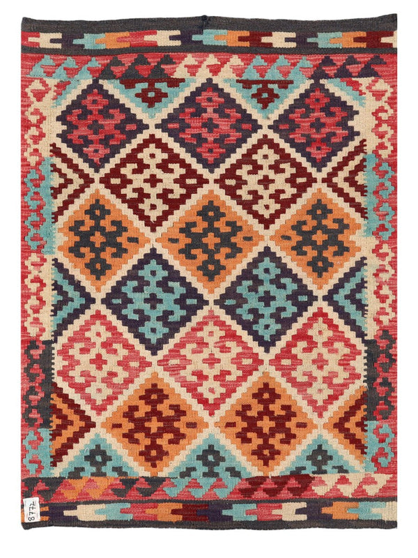 Maimana Afghanistan Kilim Rug - 127 x 91 cm