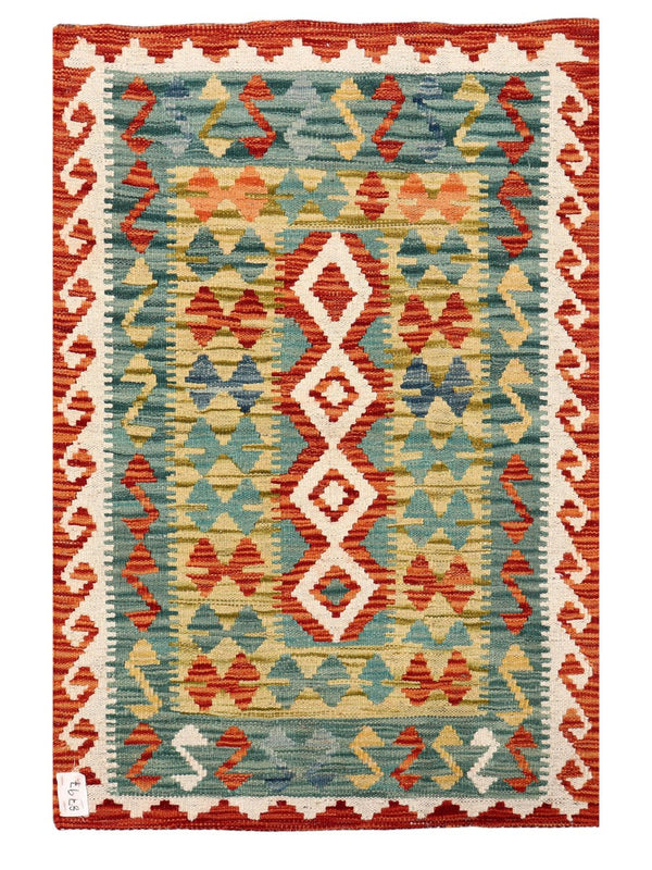 Maimana Afghanistan Kilim Rug - 119 x 79 cm