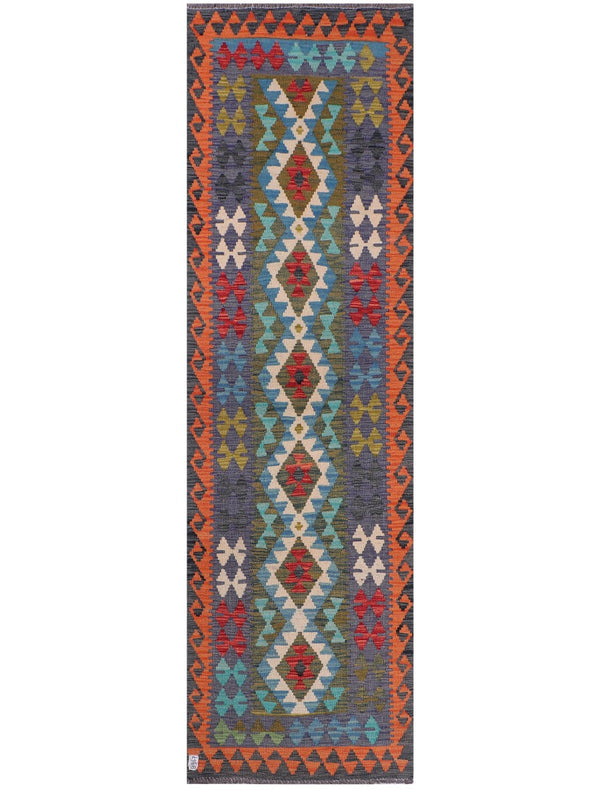 Maimana Afghanistan Kilim Runner - 289 x 84 cm