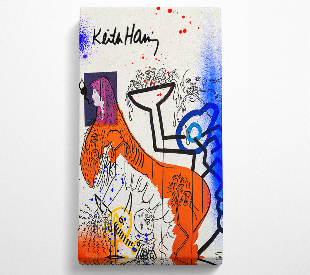  A Canvas Print of Keith Haring Art Canvas Print