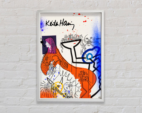 Keith Haring Art Framed Print