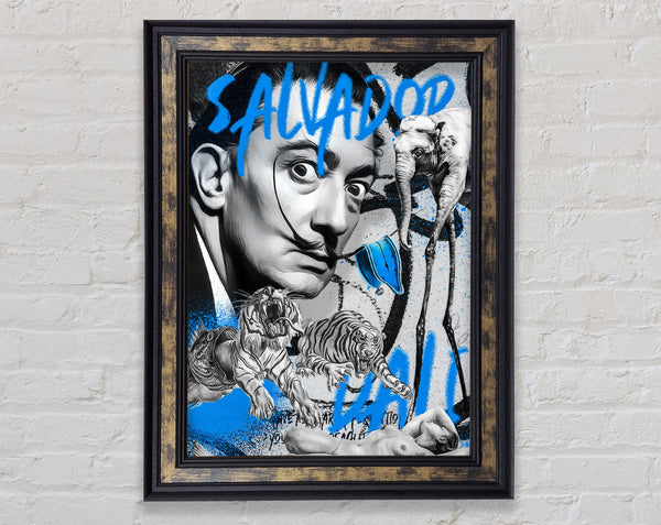 Salvator Dali Twisted Fate Framed Print