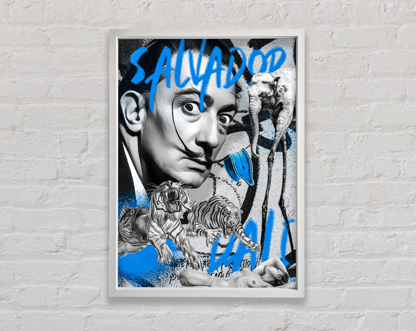Salvator Dali Twisted Fate Framed Print