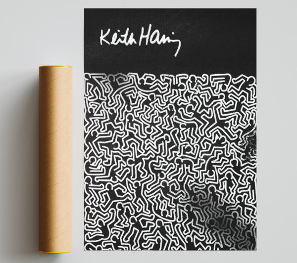 Keith Haring Figures Poster