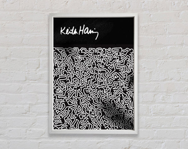 Keith Haring Figures Framed Print