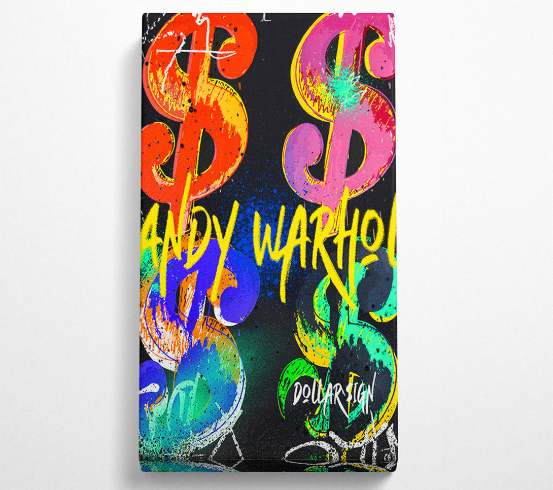  A Canvas Print of Andy Warhol Dollars Canvas Wall Art
