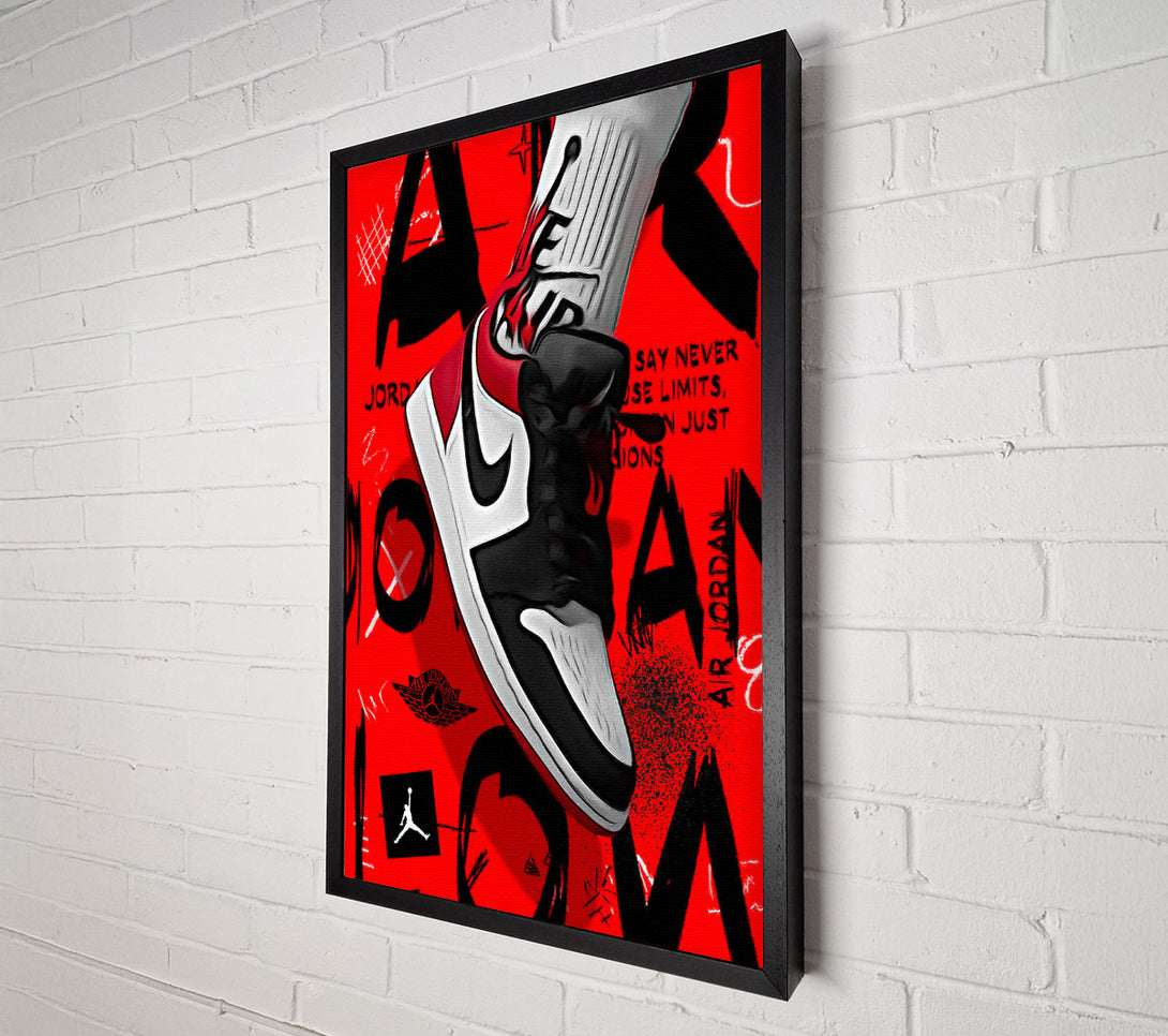  A Canvas Print of Jordan Shoes Canvas Wall Art