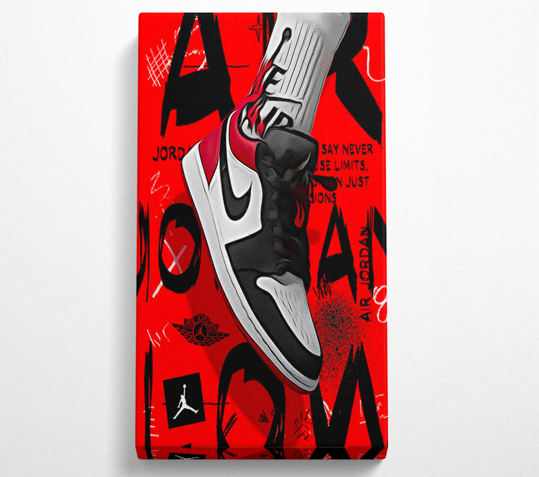  A Canvas Print of Jordan Shoes Canvas Wall Art