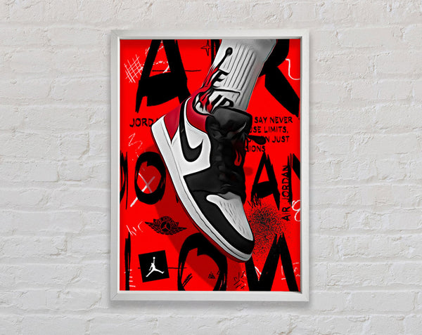 Jordan Shoes Framed Print