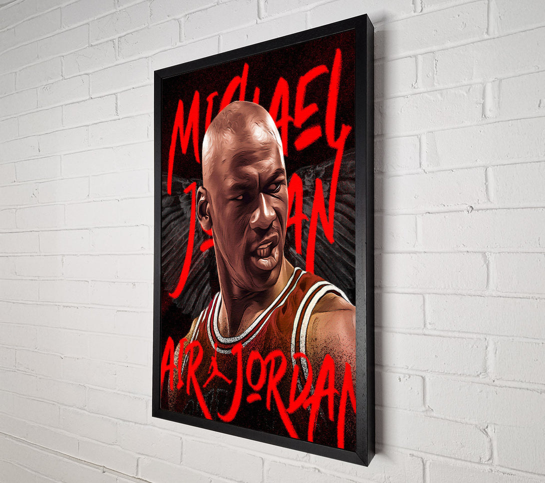  A Canvas Print of Jordan Basketball Canvas Print