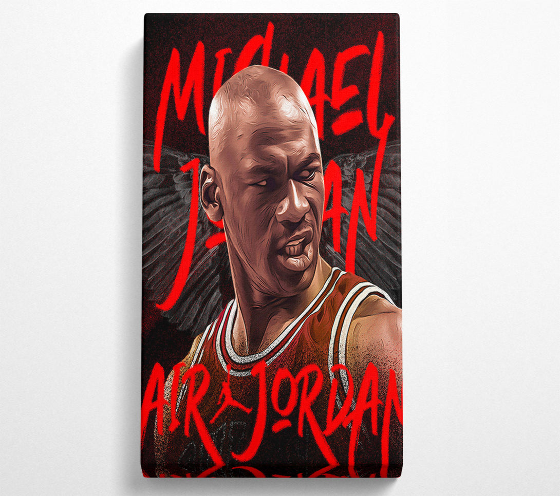  A Canvas Print of Jordan Basketball Canvas Print