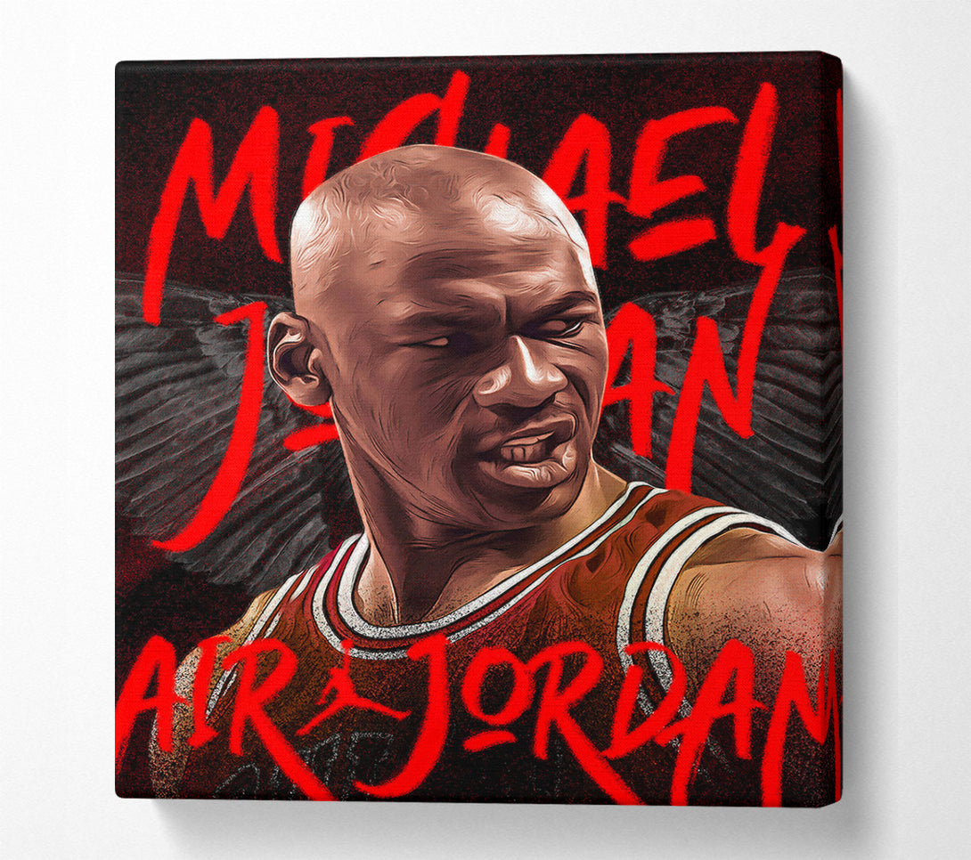  A Canvas Print of Jordan Basketball Canvas Print
