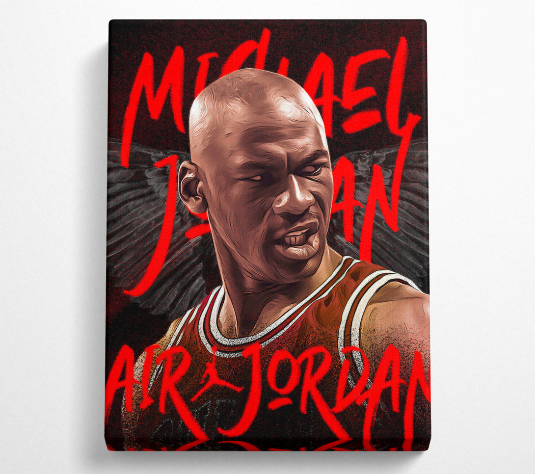  A Canvas Print of Jordan Basketball Canvas Print