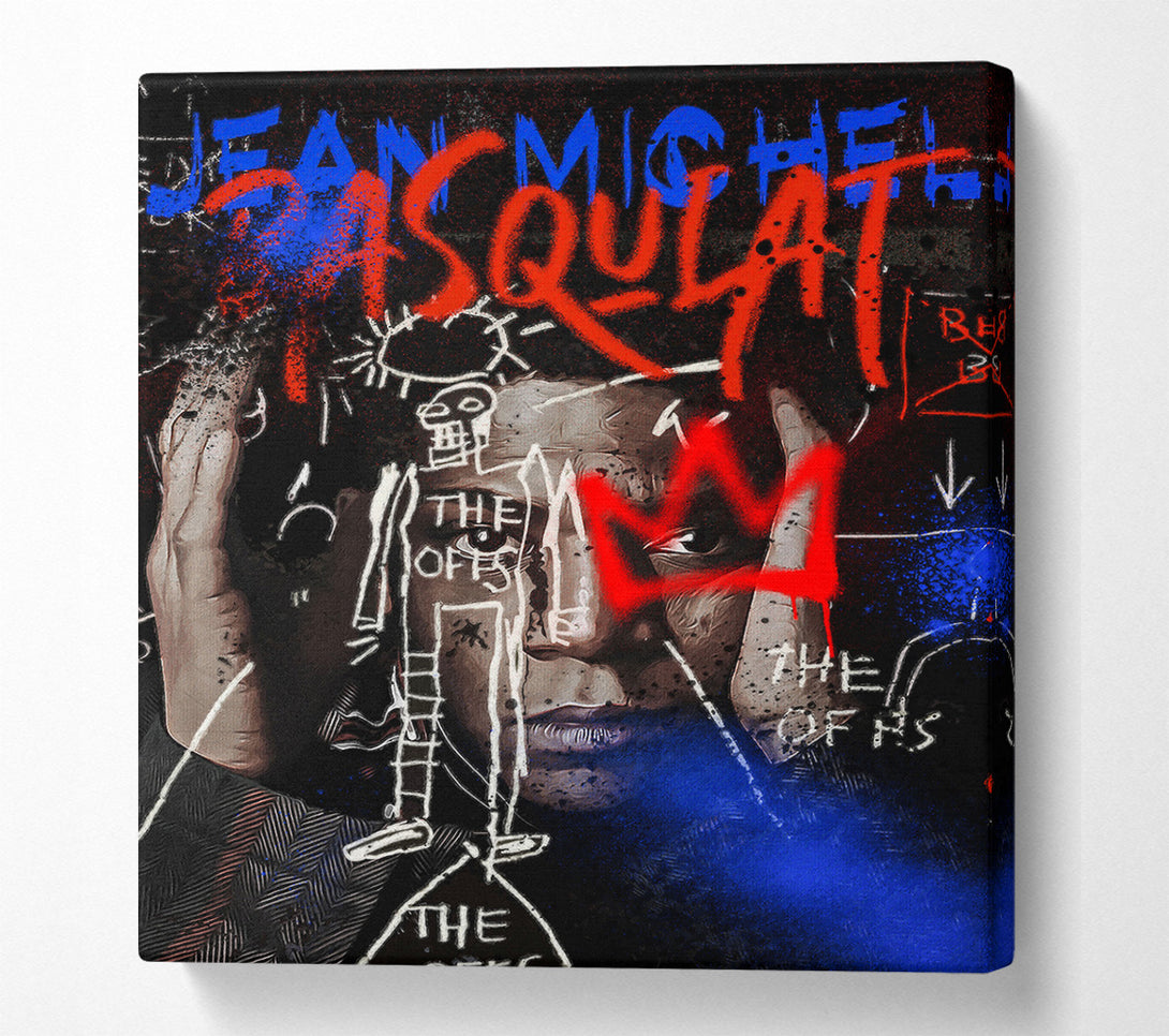  A Canvas Print of Jean Michel Robot Canvas Wall Art