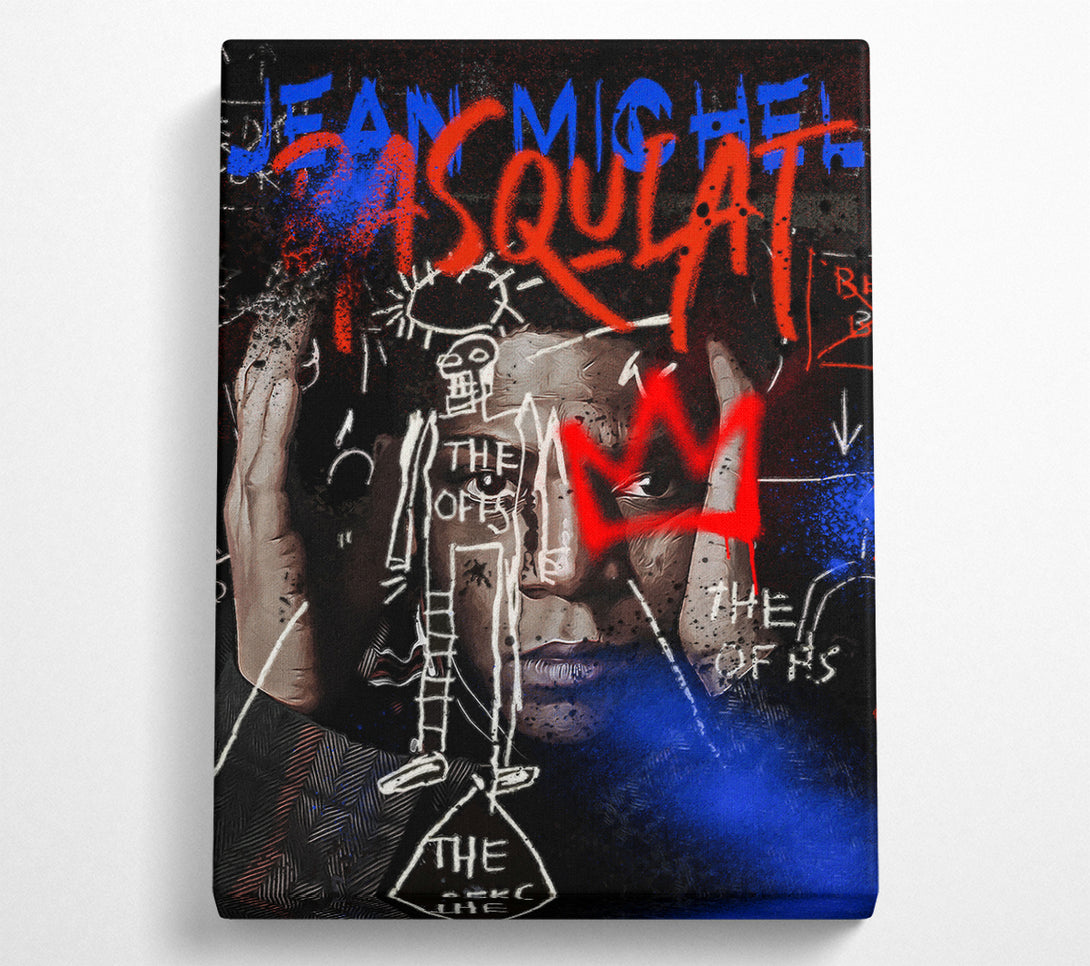  A Canvas Print of Jean Michel Robot Canvas Wall Art
