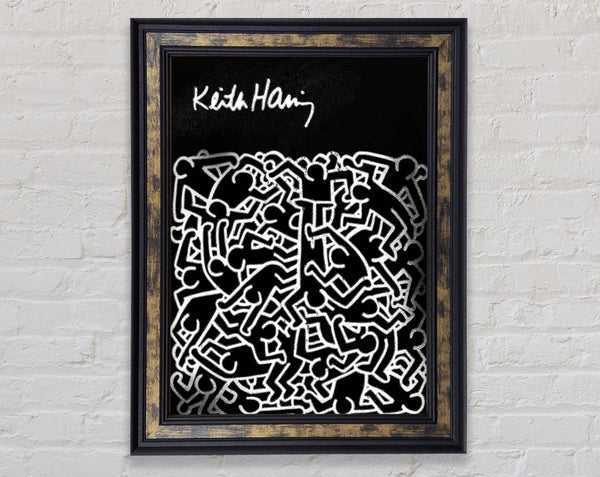 Keith Haring People Framed Print