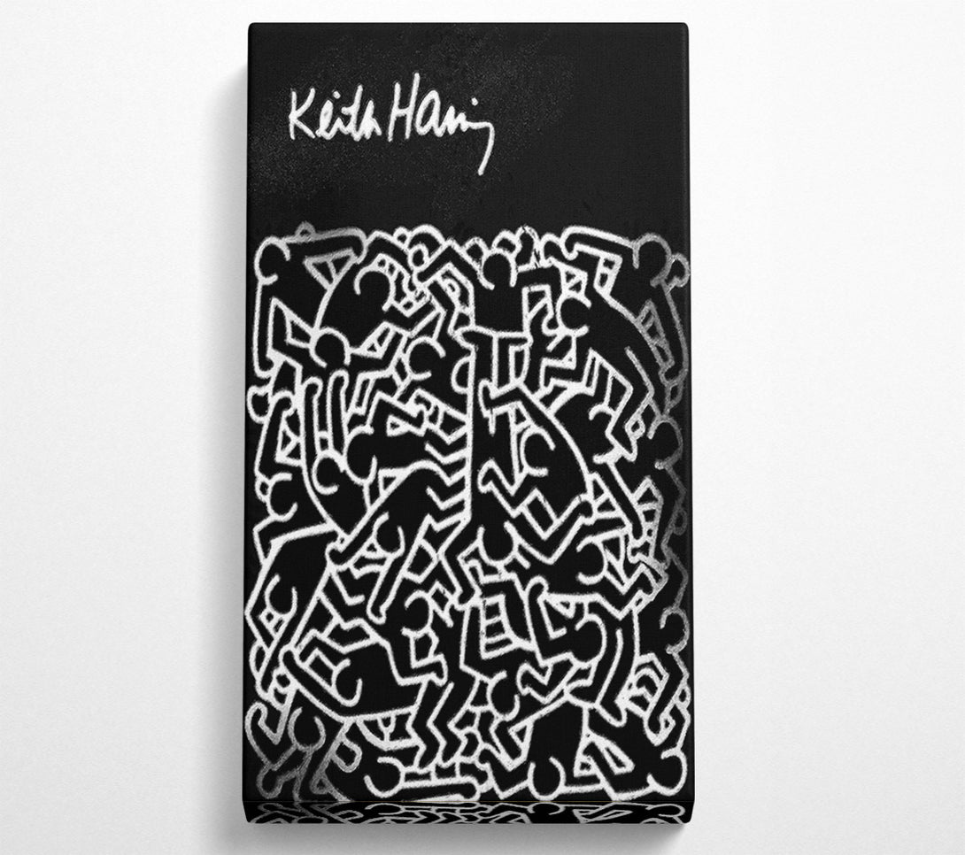  A Canvas Print of Keith Haring People Canvas Art