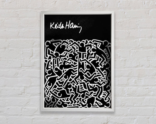 Keith Haring People Framed Print