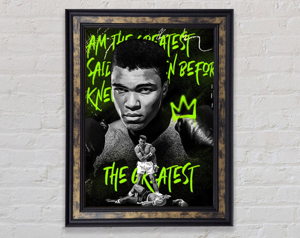 Muhammad Ali The Greatest Framed Print
