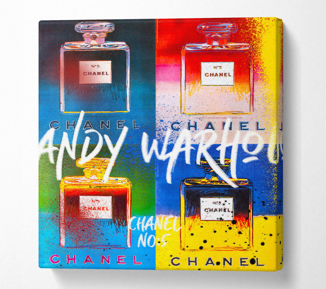 A Canvas Print of Warhol Perfume Canvas Print