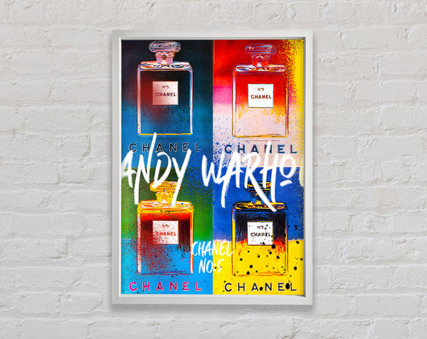 Warhol Perfume Framed Print