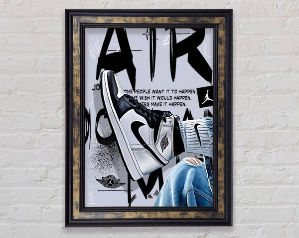 Sneakers Framed Print
