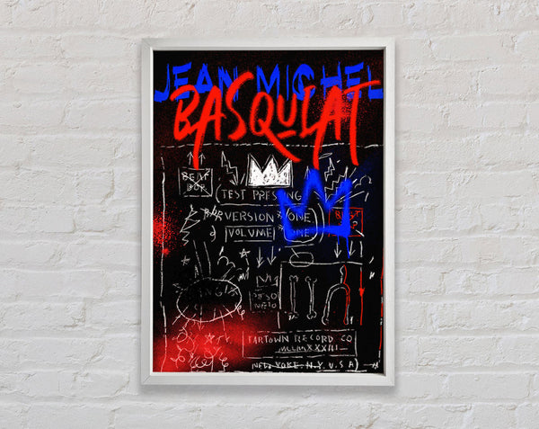 Jean Michel Crown Framed Print