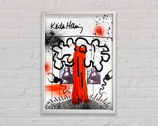Keith Haring Tree Framed Print