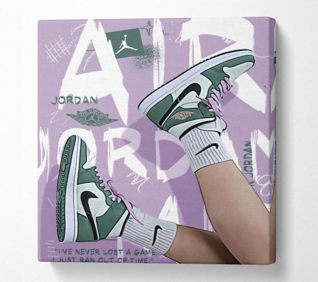  A Canvas Print of Jordan Trainers Canvas Wall Art