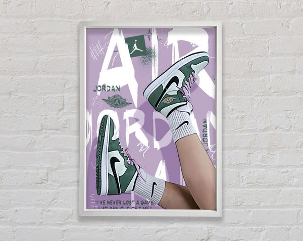 Jordan Trainers Framed Print