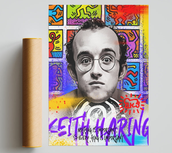 Haring Nothing Is Important Print