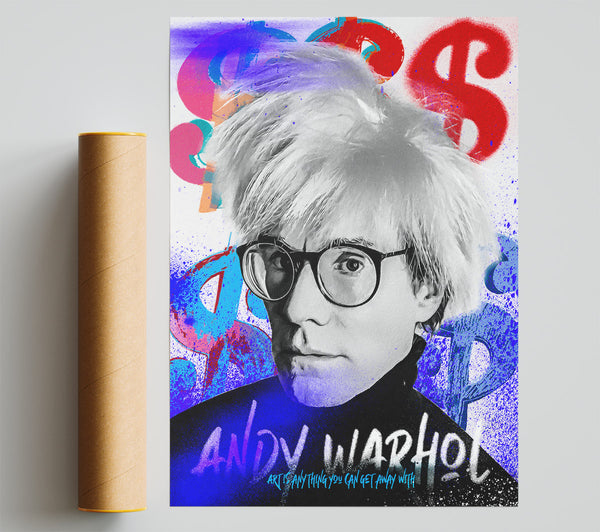 Warhol Portrait Poster