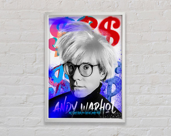 Warhol Portrait Framed Print