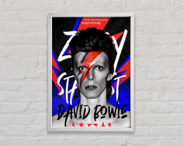 David Bowie Ziggy Stardust Framed Print