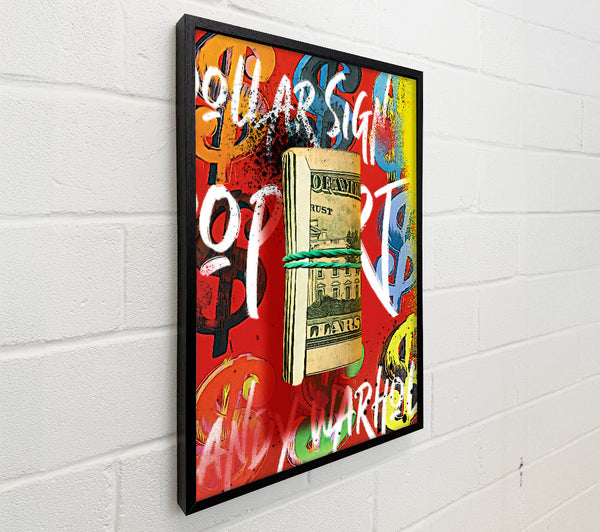 Andy Warhol Dollar Bill Rolled