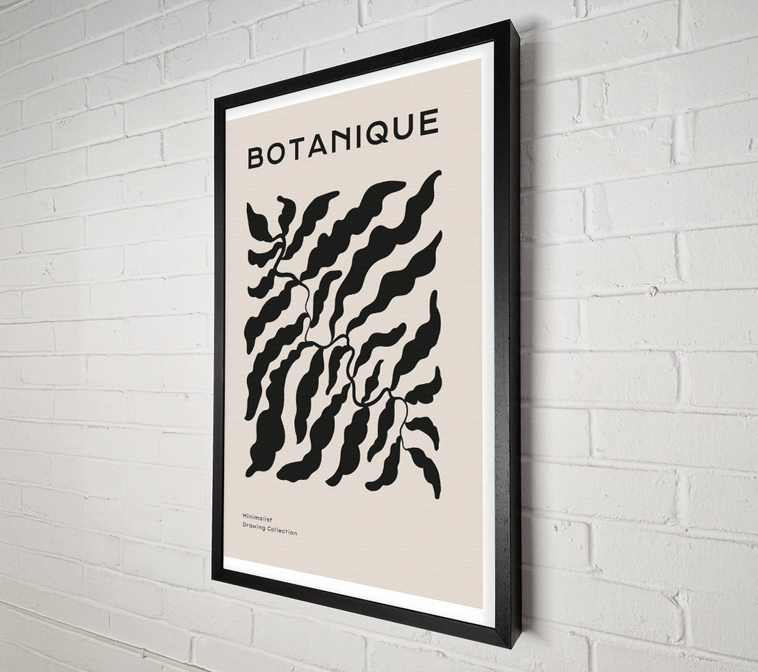  A Canvas Print of Botanique Bohemian Leaves Canvas Art