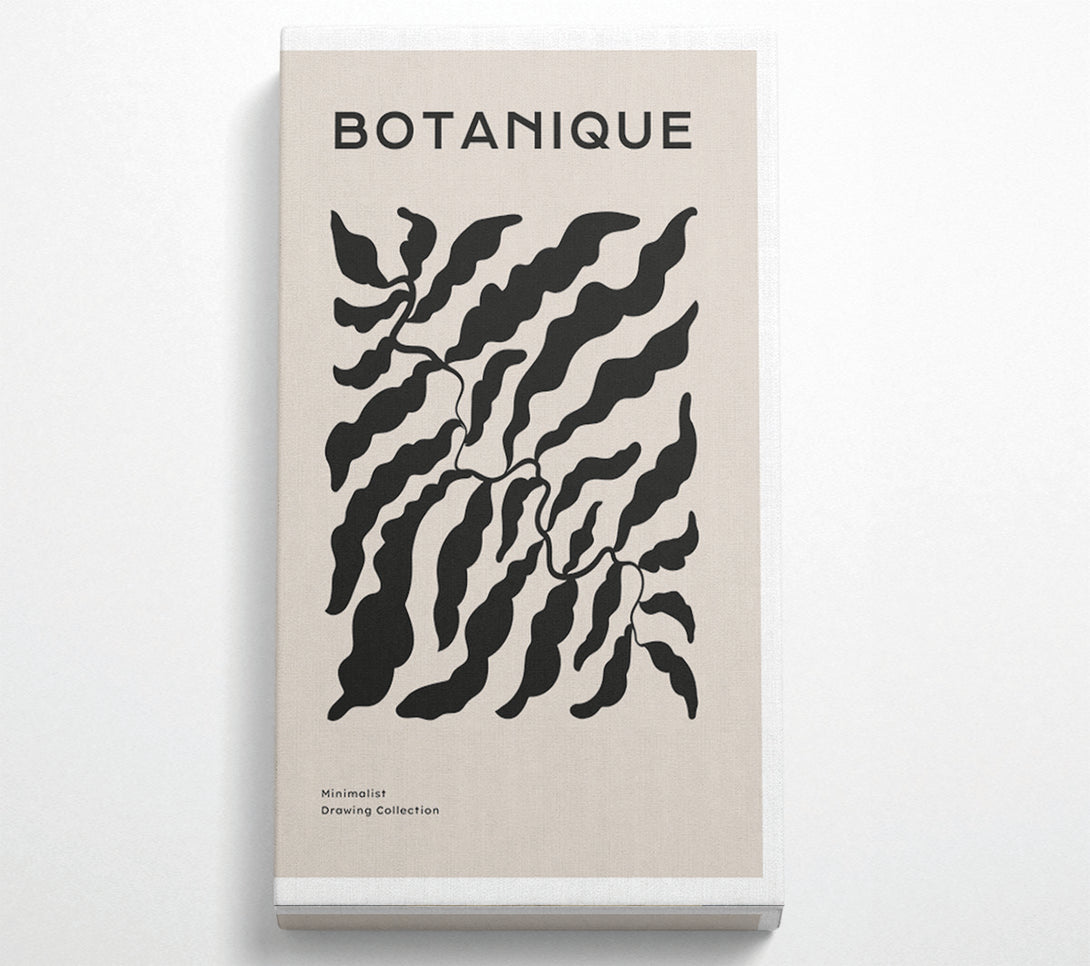  A Canvas Print of Botanique Bohemian Leaves Canvas Art