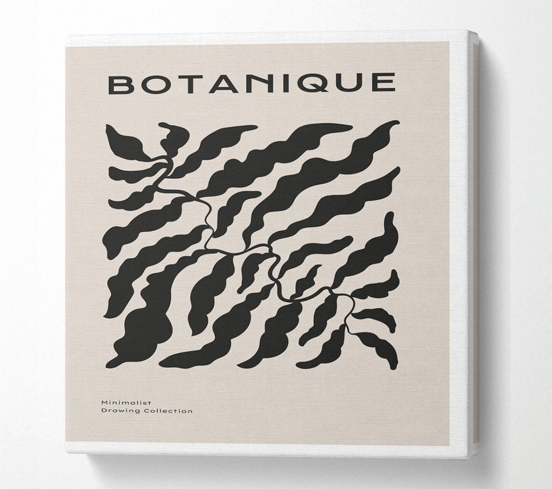  A Canvas Print of Botanique Bohemian Leaves Canvas Art