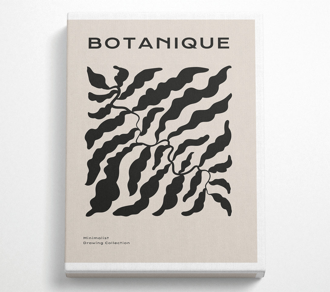  A Canvas Print of Botanique Bohemian Leaves Canvas Art