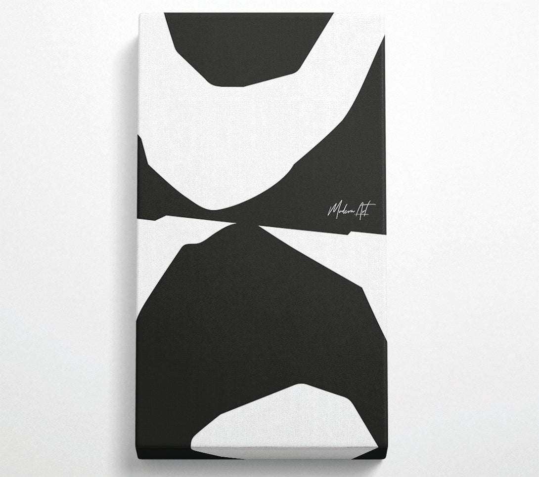  A Canvas Print of Modern Abstract Shaves Canvas Art
