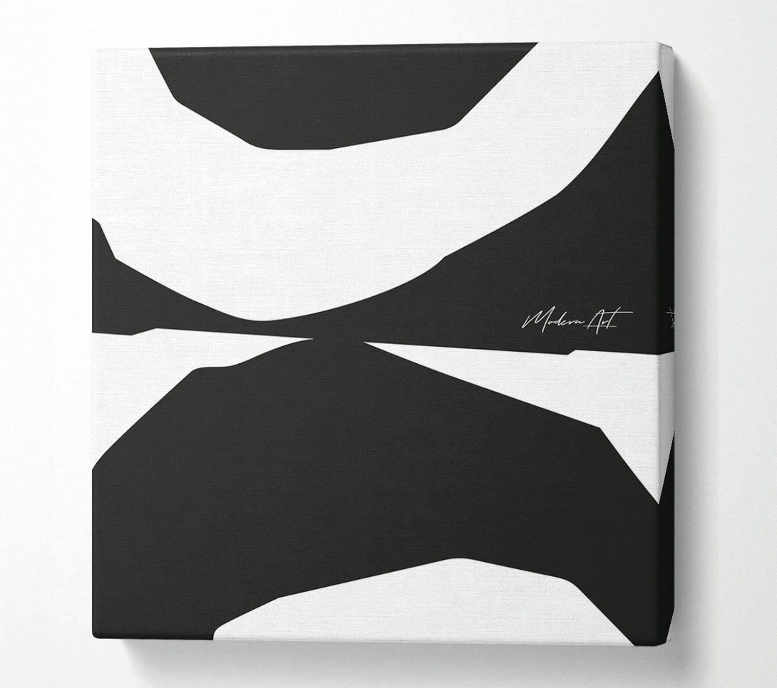  A Canvas Print of Modern Abstract Shaves Canvas Art