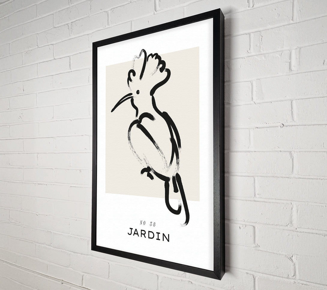  A Canvas Print of Bohemian Bird Canvas Wall Art