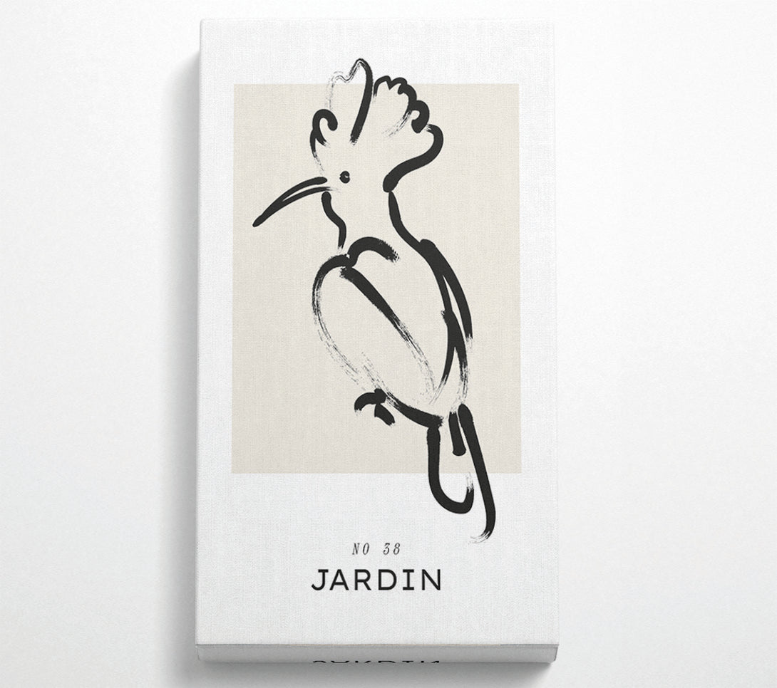  A Canvas Print of Bohemian Bird Canvas Wall Art