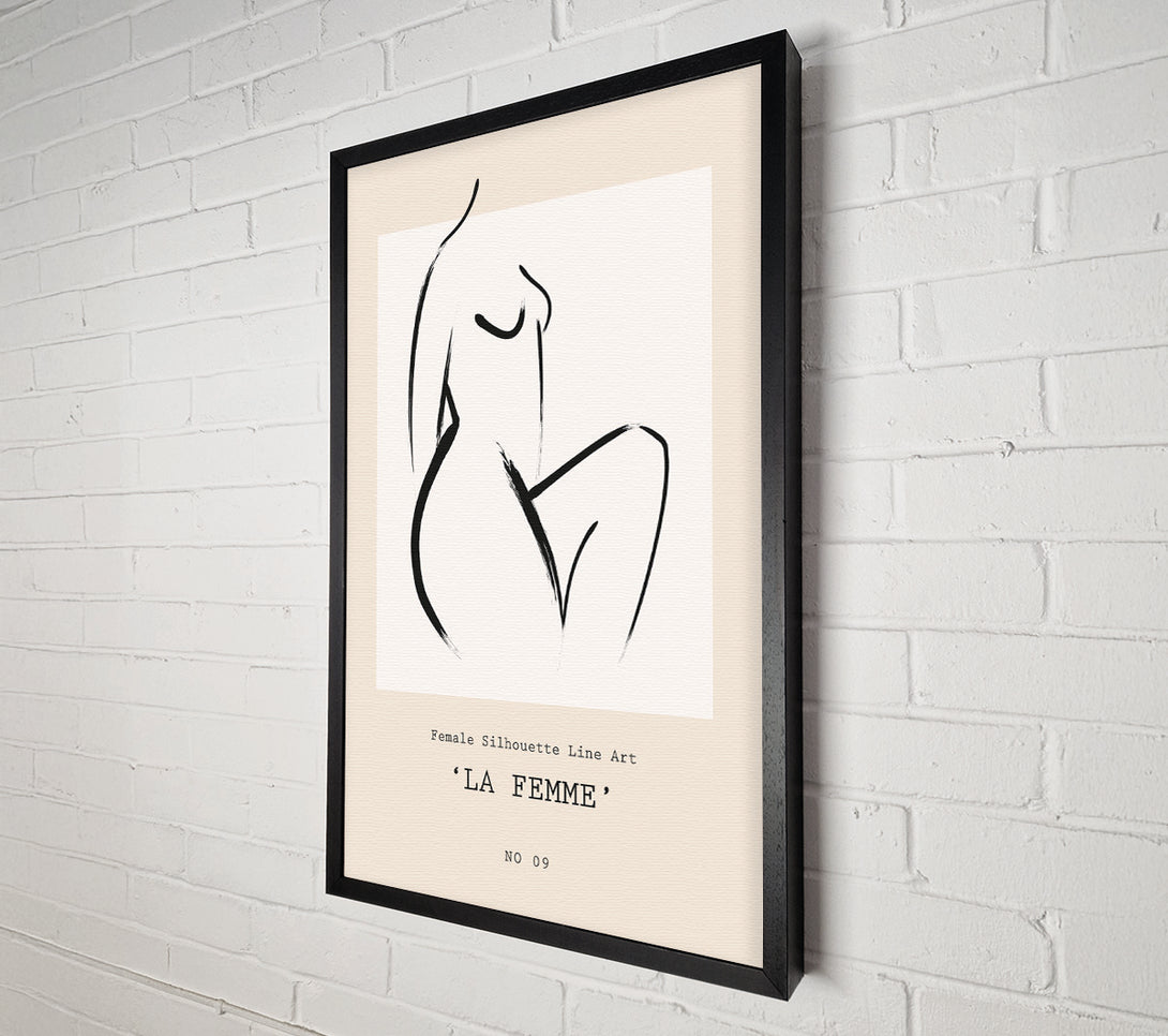  A Canvas Print of La Femme Canvas Print